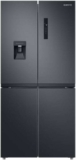 Samsung RF48A401EB4 4 Door Fridge Freezer With Water Dispenser Non Plumbed BLACK STEEL 5 Year Warranty With Code