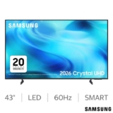 Samsung UE43U8020HKXXU 43 Inch LED 4K Ultra HD Smart TV