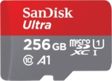 SanDisk 256GB Ultra microSDXC card SD adapter, Memory card Full HD, up to 150 MB/s, For smartphones and Tablets, with A1 App Performance, UHS-I, Class 10, U1