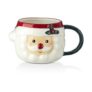 Santa White Ceramic Novelty Mug