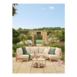 Santorini Natural Curve 5 Piece Outdoor Sofa Set