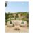 Santorini Natural Curve 5 Piece Outdoor Sofa Set