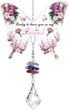 Sanyetral Friendship Gifts Butterfly Acrylic Crystal Sun catcher Gifts
