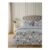 Sateen Floral Cotton Reversible Duvet Set