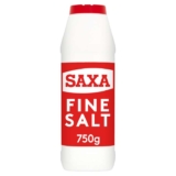 Saxa Fine Table Salt for Table & Cooking, 750g With Voucher – S&S £1.43/£1.34