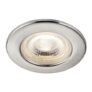 Saxby Integrated LED IP65 Fire-Rated Downlight – Nickel