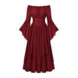 Scarlet Darkness Womens Medieval Maxi Dress Corset