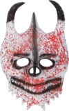 Scary Halloween Full Head Skull Mask Creepy Foam Skeleton Headgear Horror Devil Witch Wizard Horn Ghost Face Mask Headwear Cosplay Carnival Party Dress Up Costume Props Haunted House Decoration