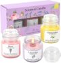 Scented Candles Gift Set for Women, Lavender Rose Osmanthus 3pack