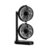 Schallen USB-C Double-Head Desk Fan 2 Speeds Black