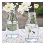 School Milk Bottle Vase – Wild Flowers