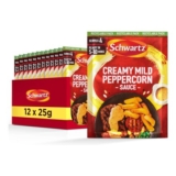 Schwartz Creamy Mild Peppercorn Sauce Mix, Serves 4, Pack 12