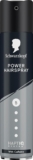 Schwarzkopf Hairspray Power 250ml, with Caffeine, Hold Level 5 Hair Styling, Hairspray for All Hair Types,Long-Lasting Power Hold, Vegan Formula