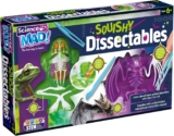 Science Mad Squishy Dissectables 2 Pack – Kids Fun Anatomy Organ Toy Tactile Human Body Frog Bat Biology Dissection Models with Tweezers Scalpel Tools for STEM Learning Fun Educational Gifts
