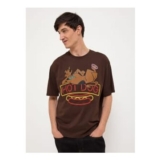 Scooby Doo Brown Hot Dog Graphic T-Shirt