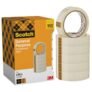 Scotch 508 Transparent Tape, Pack of 6 Rolls, 25 mm x 66 m – Strong and Sticky Tape