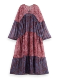 Scotch & Soda Womens Printed Maxi Dress Casual Dress size 10