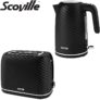 Scoville 1.7L 3000W Fast Boil Black Kettle / Scoville Black 2-Slice Toaster – Price Each – Free C&C