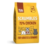 Scrumbles Dry Cat Food Hypoallergenic All Life Stages Chicken 75%