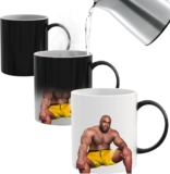 Secret Santa Gifts for Men,330ml Heat Changing Mug,Funny Gifts for Men Him