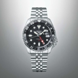 Seiko 5 Sports GMT Black Grape Watch 42.5mm Automatic SKX Re-Issue Black – With Code