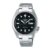 Seiko 5 Sports Mens 40mm Black Dial Stainless Steel Bracelet Watch