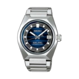 Seiko King Seiko VANAC Tokyo Midnight Mens 41mm Blue Dial Steel Bracelet Watch