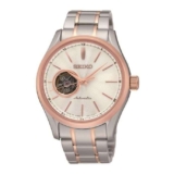 Seiko Presage Automatic 40mm Sapphire Glass PVD Rose Gold Plated Mens Stainless Steel Watch, w/code SSA084J1