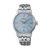 Seiko Presage Frozen Skydiving Diamond Cocktail Time 34mm Blue Dial Stainless Steel Bracelet Automatic Watch, Model: SRPL61J1
