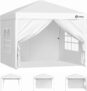 Sekey Pop Up Gazebo with Sides 2m x 2m, Heavy Duty Gazebo with Carry Bag, Instant Setup, Waterproof 1000mm – Marquee Garden Party Tent Outdoor, White