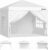 Sekey Pop Up Gazebo with Sides 2m x 2m, Heavy Duty Gazebo with Carry Bag, Instant Setup, Waterproof 1000mm – Marquee Garden Party Tent Outdoor, White