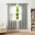 Semi Transparent Sheer Curtains, 2 Panels Net Curtain for Windows, Eyelet Curtain for Living Room Soft Comfortable Suitable for Kitchen, Living Room, Study, Grey 46 X 54 Inches