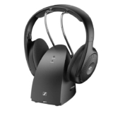 Sennheiser RS 120-W On-Ear Wireless Headphones for Crystal-clear TV Listening – Black