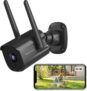 Septekon Security Camera Outdoor, CCTV Camera, 2K Dual Antenna WiFi Home Surveillance Cameras with IP66 Waterproof, Night Vision, AI Motion Detection, 2-Way Audio, Black – P30i