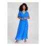 Sequin Detail Button Detail Maxi Dress