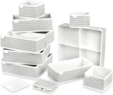 Set Of 11 Drawer Organisers For Underwear, Socks, Clothes, Shirts, Bras, Ties, Scarves, Baby Clothes – Drawer Dividers For Wardrobes, Closets, Cabinets, Separators