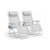 Set of 2 Heavy Duty Zero Gravity Chairs
