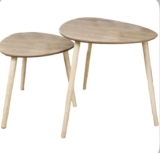 Set of 2 Lara Coffee Tables – Oak , Free C&C