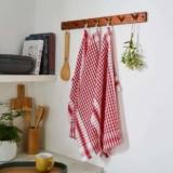 Set of 3 Tea Towels red, grey, biscuit – C&C Select Locations