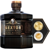 Sexton Single Malt Irish Whiskey (40% ABV) 70cl Sherry Cask Matured,Rich Dried Fruit & Oak Notes – Prime Day Deal