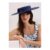 Shantung Bow Boater Fascinator