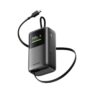Sharge 45W Retractable Power Bank, 10000mAh Portable Charger with Built-in USB-C Cable, USB-A 22.5W, w/Code Sold By Khermit Tech Ltd, FBA