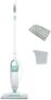 Shark Steam Mop, Lightweight Steam Mop for Hard Floors with 2 Machine Washable Cleaning Pads & Fill Flask, 375ml Capacity, 5.5m Power Cord, 30 Second Heat-Up, White & Green S1000UK