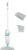 Shark Steam Mop, Lightweight Steam Mop for Hard Floors with 2 Machine Washable Cleaning Pads & Fill Flask, 375ml Capacity, 5.5m Power Cord, 30 Second Heat-Up, White & Green S1000UK