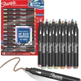 Sharpie Creative Marker Acrylic Paint Pens Earth Tones Water-Based – 12 Count – Prime Price
