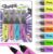 Sharpie Highlighters Clear View Highlighter Pens with See-Through Chisel Tip Assorted Fluorescent Ink Colours 8 Count