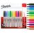 Sharpie Permanent Markers Fine Point for Bold Details Assorted Colours 12 Marker Pens