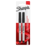 Sharpie Ultra Fine Point Permanent Markers – Black Ink, Twin Pack – £1.52 S&S