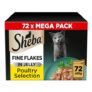 Sheba Fine Flakes in Jelly – Poultry Wet Cat Food – £23.88 S&S Voucher