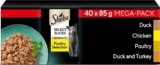 Sheba Select Slices Cat Wet Food – Poultry Selection in Gravy – 40x85g (Pack of 1)